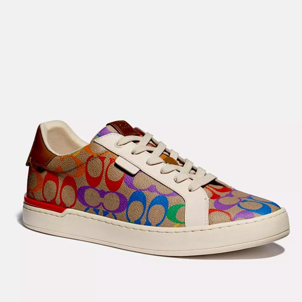 Women's Lowline Rainbow Signature Pride Sneakers 🌈